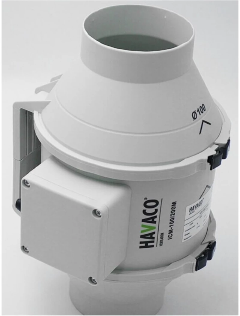 Havaco ICM-125/290M Εξαεριστήρας Αεραγωγών