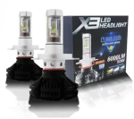 Λάμπες LED Headlight x3 6000 Lumens 50w H11 Zes 2τμχ 62509