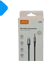 Καλώδιο Ήχου 3.5mm Male σε USB Type-C 1m VFan L12 Μαύρο