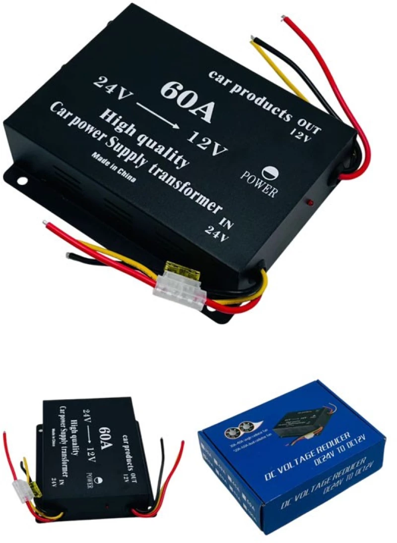 ΜΕΤΑΣΧΗΜΑΤΙΣΤΗΣ ΑΥΤΟΚΙΝΗΤΟΥ 60A ΑΠΟ 24V ΣΕ 12V PT-05239