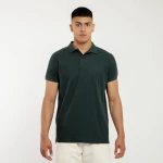 BE:NATION Essential Polo Piquet s/s Logo 05312508-4F BENATION ΠΡΑΣΙΝΟ