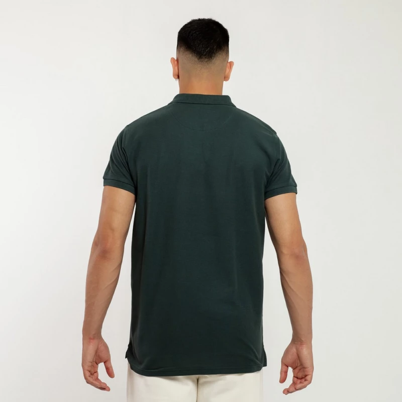 BE:NATION Essential Polo Piquet s/s Logo 05312508-4F BENATION ΠΡΑΣΙΝΟ