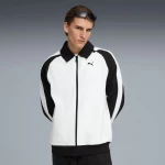 Puma T7 Relaxed Wing Collar Jacquard Track Jacket DK 632994-02 PUMA Λευκό