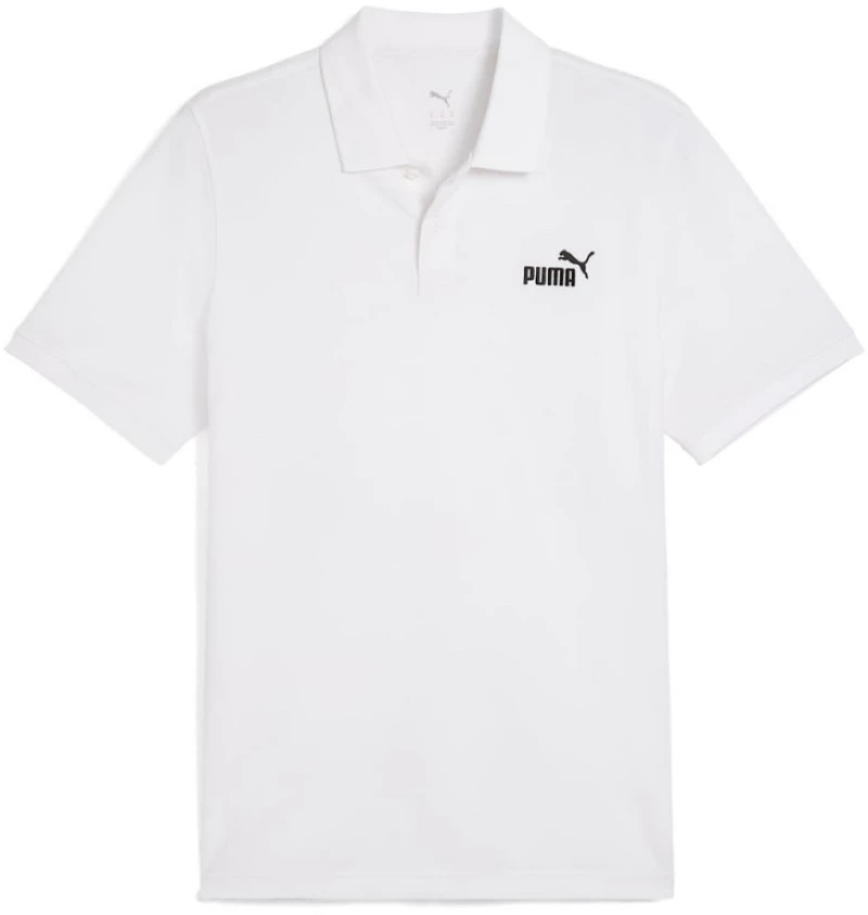 Puma ESS No. 1 Logo Pique Polo 682552-02 PUMA Λευκό