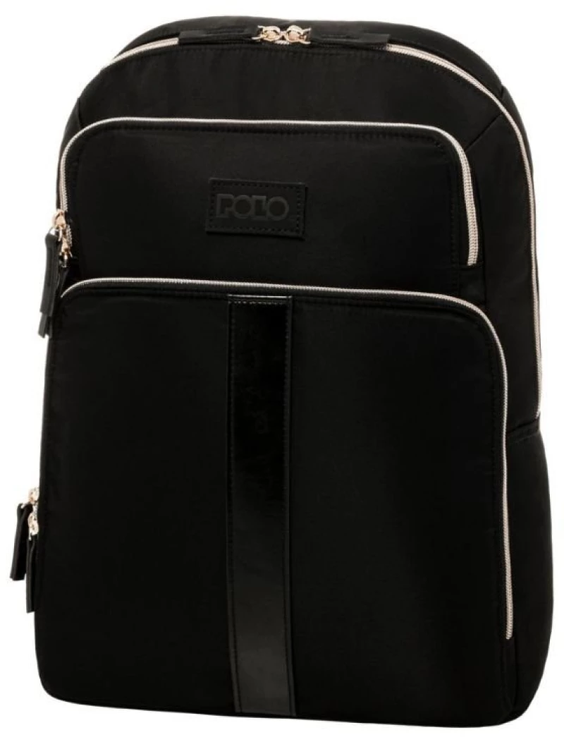 Σακίδιο Πλάτης Υφασμάτινο Polo Dora 5lt 14x30x40cm Μαύρο 907021-2000