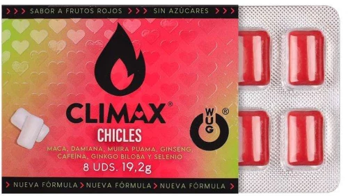 WUG Climax Gum | 8 Chicles