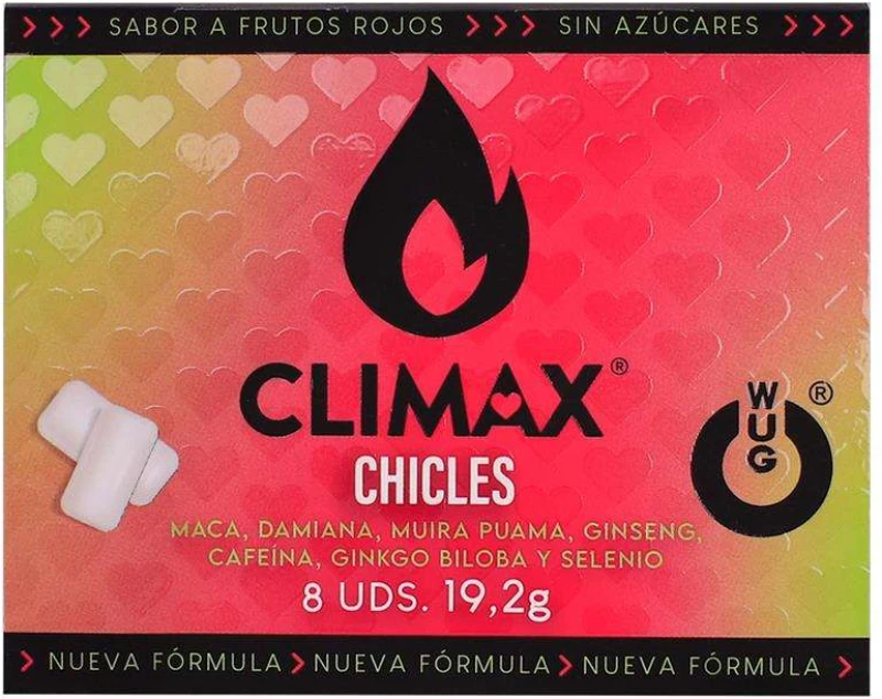 WUG Climax Gum | 8 Chicles