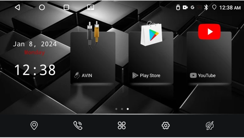 Nakamichi Nam5260 Series 4core Android13 4+64gb Ford Focus Auto ac Navigation Multimedia Tablet 9" με Carplay & Android Auto u-n44-Fd0041a
