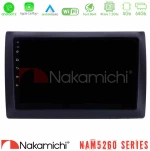 Nakamichi Nam5260 Series 4core Android13 4+64gb Fiat Stilo Navigation Multimedia Tablet 9" με Carplay & Android Auto u-n44-Ft0824