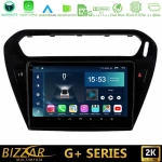 Bizzar g+ Series Citroen c-Elysee / Peugeot 301 8core Android14 6+128gb Navigation Multimedia Tablet 9" u-g-Ct0070bl
