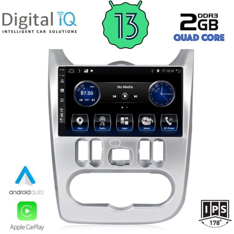DIGITAL IQ BXH 3101_CPA (9inc) MULTIMEDIA TABLET for DACIA DUSTER – LOGAN – SANDERO mod. 2006-2012