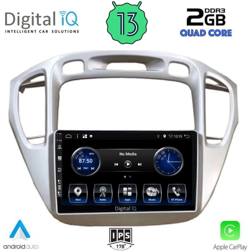 DIGITAL IQ BXH 3718_CPA (9inc) MULTIMEDIA TABLET for TOYOTA HIGHLANDER mod. 2002-2009