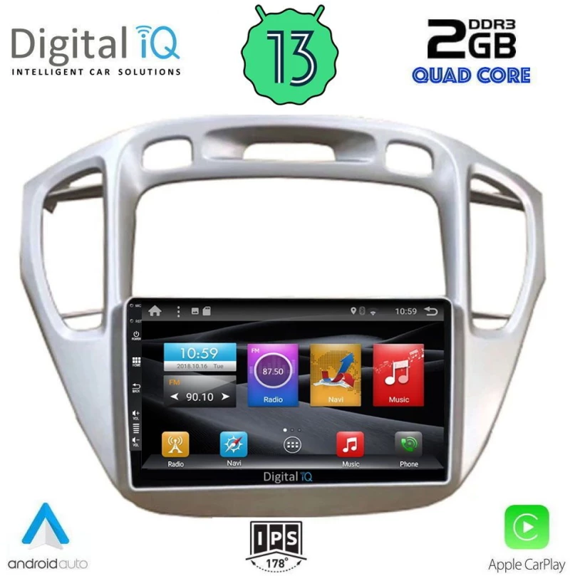DIGITAL IQ BXH 3718_CPA (9inc) MULTIMEDIA TABLET for TOYOTA HIGHLANDER mod. 2002-2009