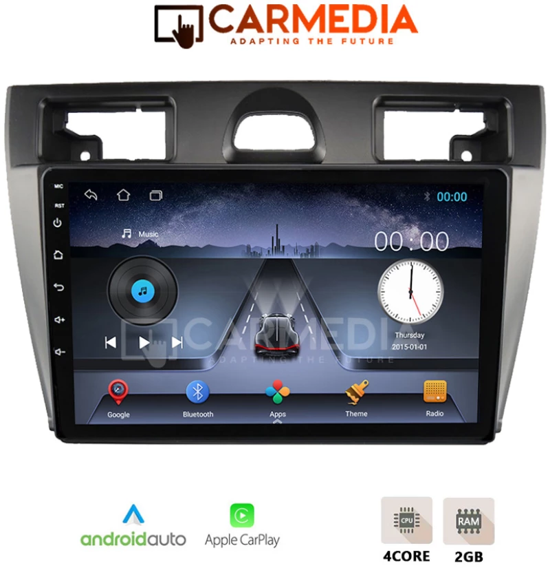 CARMEDIA CM209C-13 PERFORMANCE TABLET 9'' OEM FORD FIESTA 2005-2008