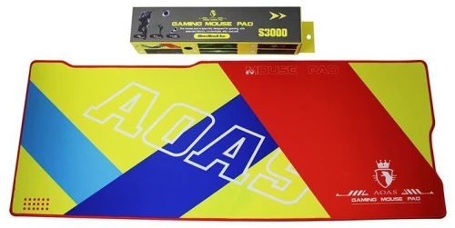 Gaming Mousepad Yellow/Red/Blue