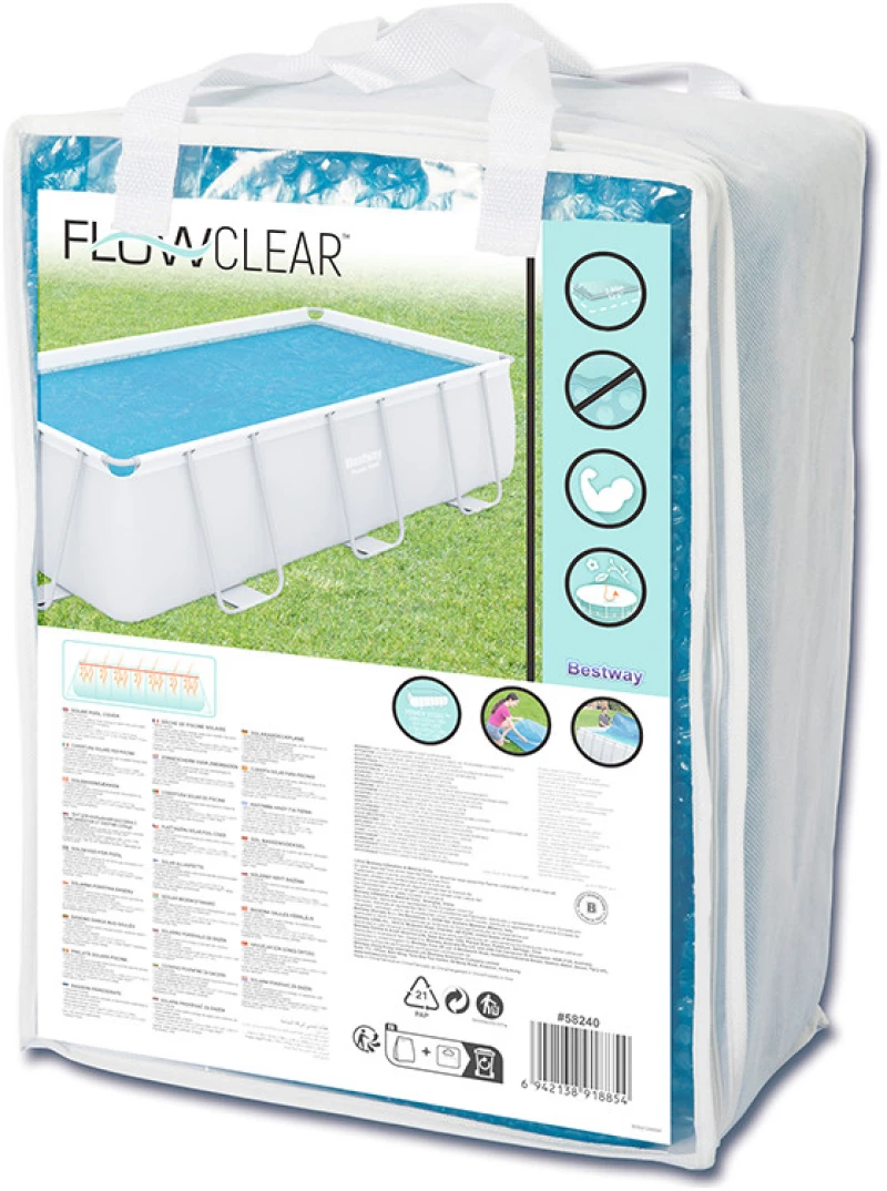 58240 SOLAR POOL COVER 404X201CM/412X201CM