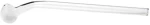 Πιπάκι Γυάλινο Oil Pipe με Γωνία 45° - Μήκος 20cm