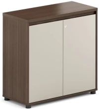 524698 CONCEPT ΝΤΟΥΛΑΠΙ ΓΡΑΦΕΙΟΥ ΧΑΜΗΛΟ ΔΙΦΥΛΛΟ, ΑΠΟΧΡΩΣΗ ΚΑΡΥΔΙ - ΜΠΕΖ 80X40X80CM