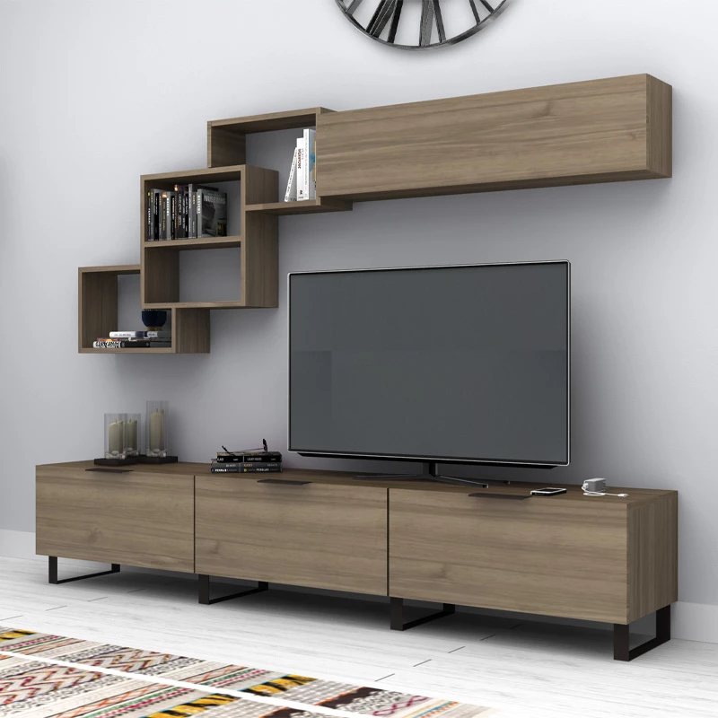 525902 ΣΥΝΘΕΣΗ ΤΗΛΕΟΡΑΣΗΣ HEYDAR MEGAPAP ΧΡΩΜΑ ΚΑΡΥΔΙ 210X35X40ΕΚ.