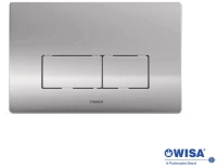 WISA EASY TOUCH Πλακέτα για Καζανάκια Διπλής Λειτουργίας Inox Finish PVD