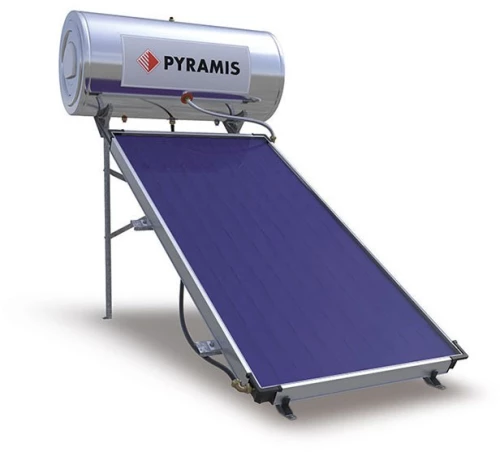 Pyramis Ηλιακός Θερμοσίφωνας 160lt Επιλεκτικού Συλλέκτη Διπλής Ενέργειας 2×1,5m2