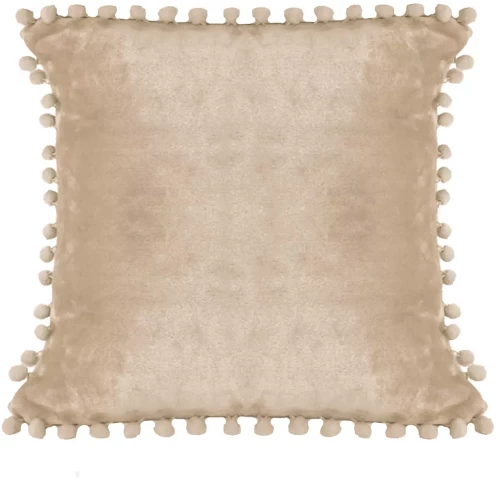 ΜΑΞΙΛΑΡΙ FLEECE POMY ECRU 43X43 - -