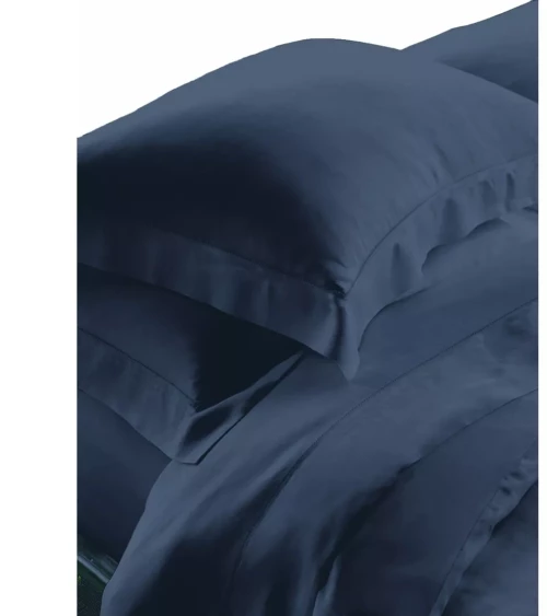 ΣΕΤ ΣΕΝΤΟΝΙΑ  ΥΠΕΡΔΙΠΛΑ  AZUR NEW BLACK11  2*240X270CM 2*50X70CM 100% COTTON SATIN 230TC - -