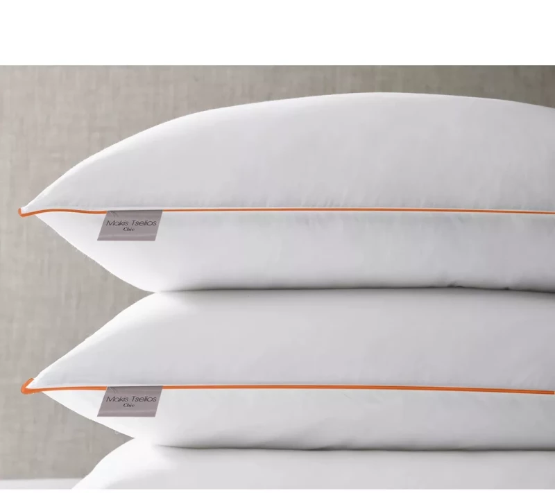 ΖΕΥΓΟΣ ΜΑΞΙΛΑΡΙΑ 50X70CM  NEW ORANGE  FIBER 800GSM - -