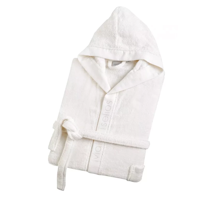 HELMI1 ΜΠΟΥΡΝΟΥΖΙ (WHITE) LARGE KOYKOYΛΑ 420GSM 100% COTTON - -