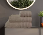 ΣΕΤ ΠΕΤΣΕΤΕΣ  DIOS6 STONE 3ΤΕΜ 30x50cm 50x100cm 70x140cm 100% COTTON 450gsm - -