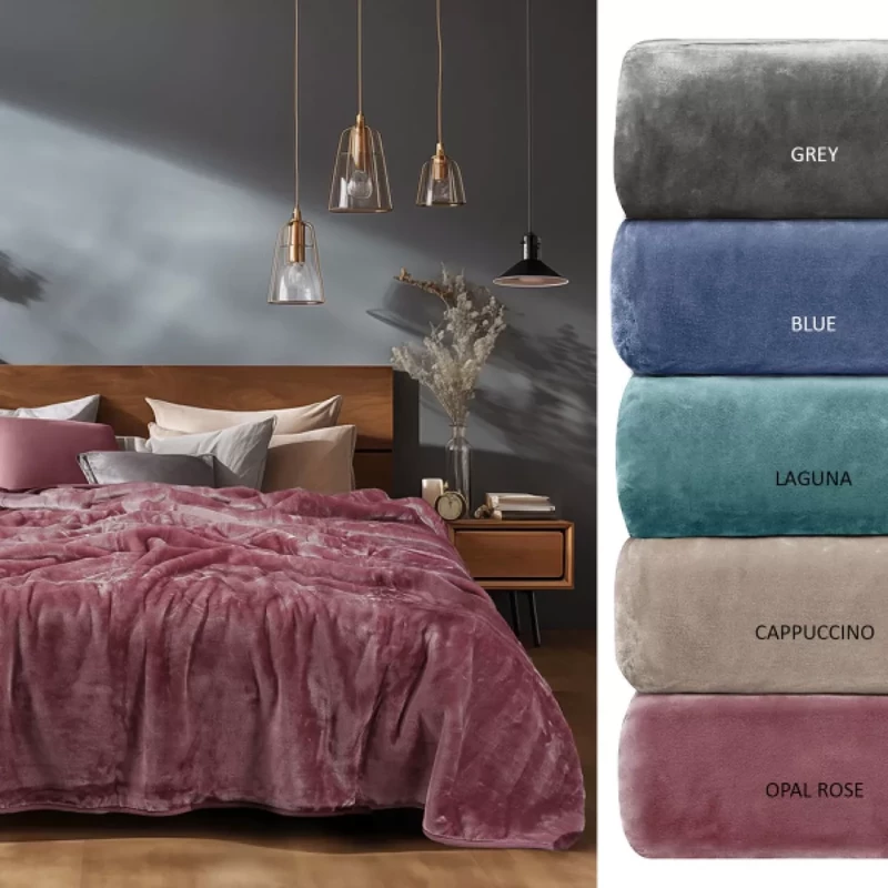 ΚΟΥΒΕΡΤΑ ΜΟΝΗ 160X220 ADAM HOME 700 - Blue - 160X220