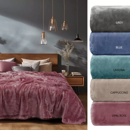ΚΟΥΒΕΡΤΑ ΜΟΝΗ 160X220 ADAM HOME 700 - Blue - 160X220