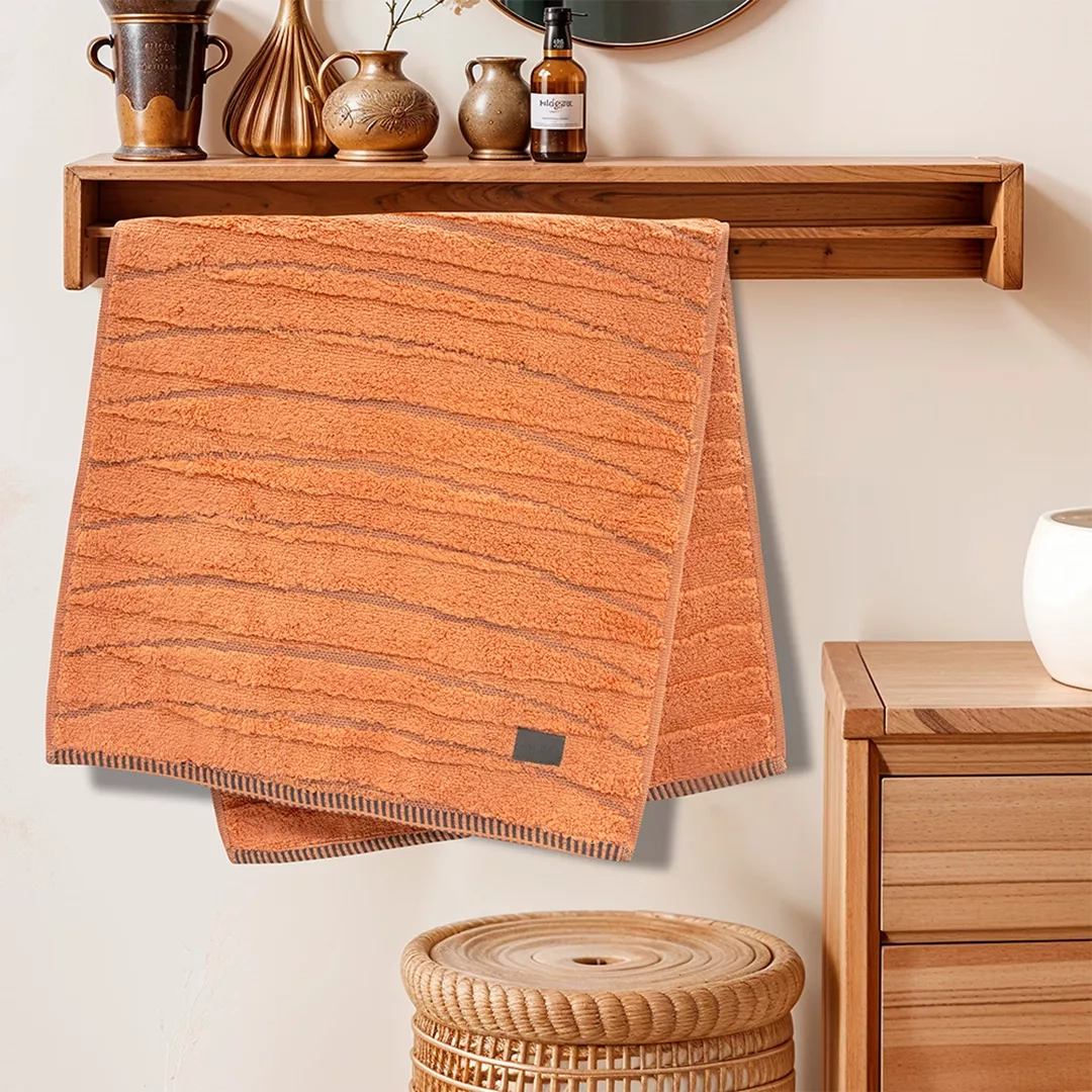 LINO Πετσέτα Προσώπου (50x100) Loomline Ροδί Pomegranate 50Χ100