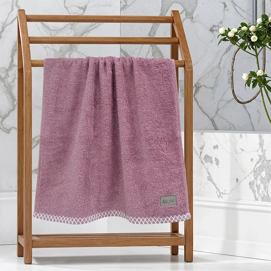 LINO Πετσέτα Προσώπου (50x90) Marley Αμέθυστος Amethyst 50Χ90