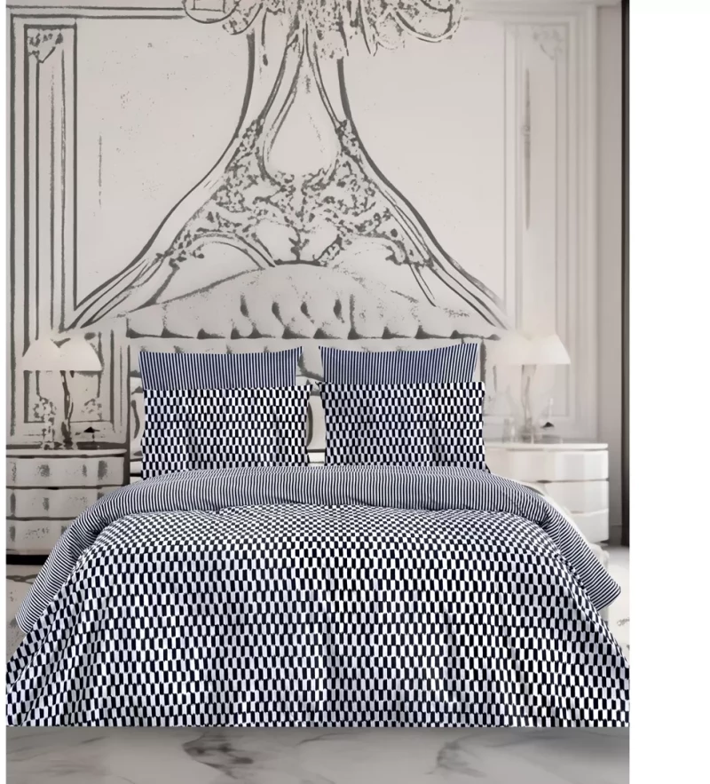 ΠΑΠΛΩΜΑΤΟΘΗΚΗ KING 240Χ250CM CHECK 144TC 100% COTTON - -