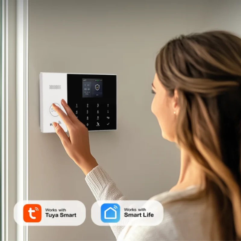 PGST PG-105-C WiFi Ασύρματο Συναγερμό για Σπίτι με Ελληνική Γλώσσα