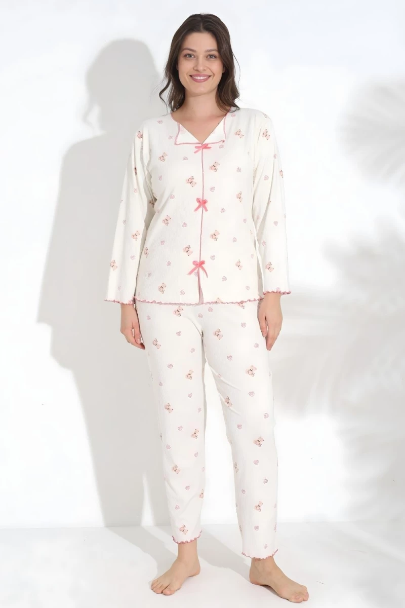 Πιτζάμα Γυναικεία Homewear 0466 - ΕΚΡΟΥ