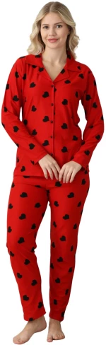 Πιτζάμα Γυναικεία Homewear 2294 - ΚΟΚΚΙΝΟ