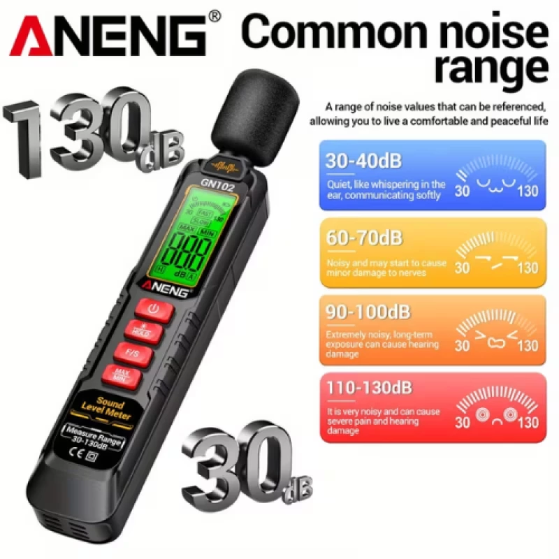 ANENG GN102 Ψηφιακό Ντεσιμπελόμετρο