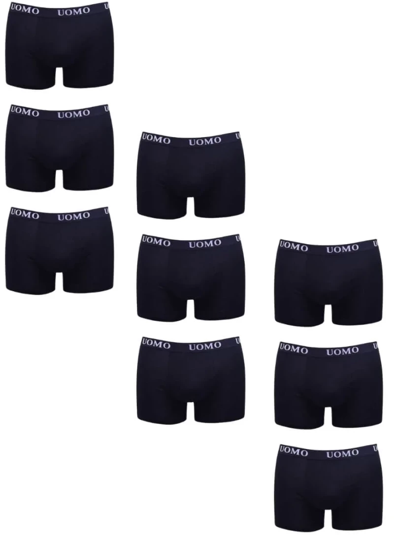 Boxer Ανδρικά 9Pack L1012 - ΜΑΥΡΟ