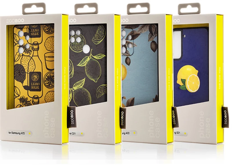 EGOBOO backcover for Xiaomi Redmi Note 10, Royal Lemons