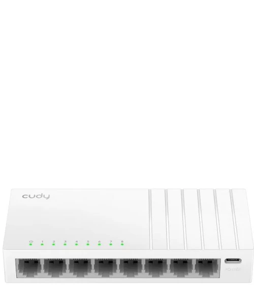 CUDY GS108U 8-PORT GIGABIT DESKTOP SWITCH ΜΕ ΘΥΡΑ TYPE-C