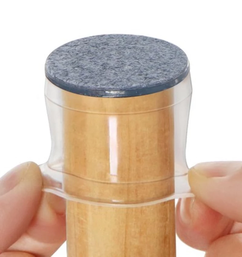HOME USE προστατευτικές τάπες επίπλων HUH-0258, 16-23mm, διάφανες, 24τμχ