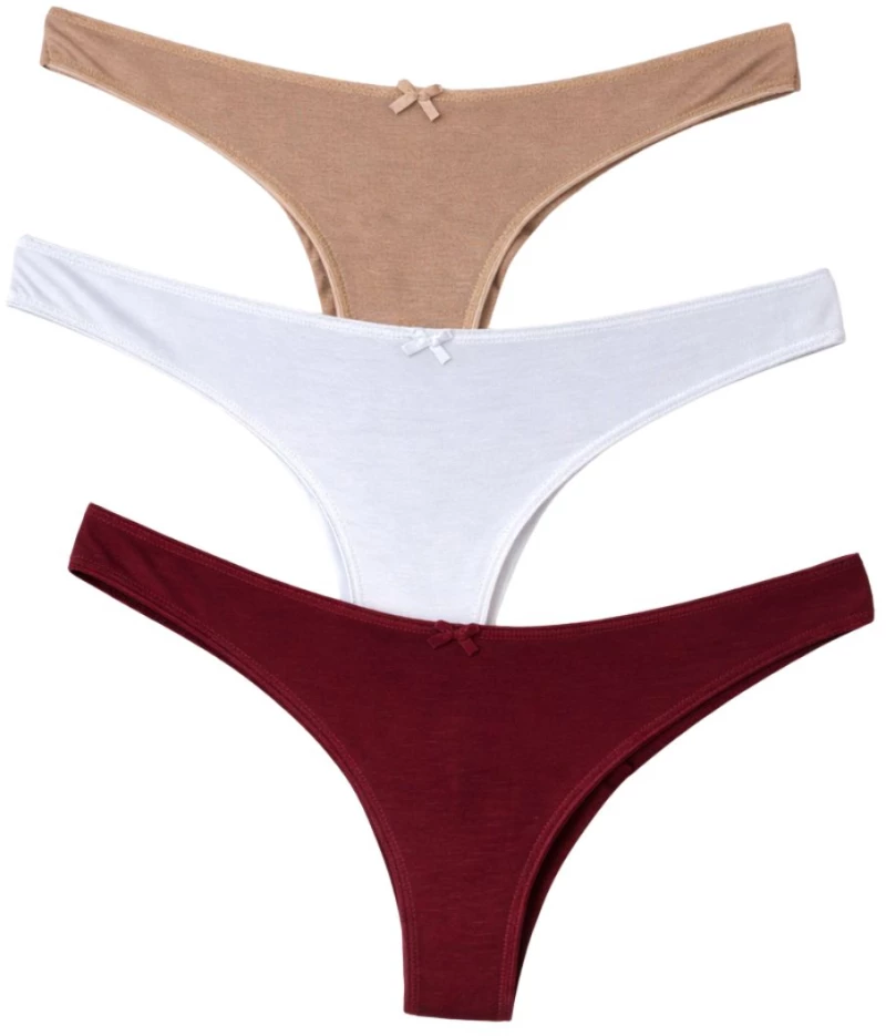 Κιλοτάκια Brazil Βαμβακερά Σετ 3Pack U0670 - ΠΟΛΥΧΡΩΜΟ