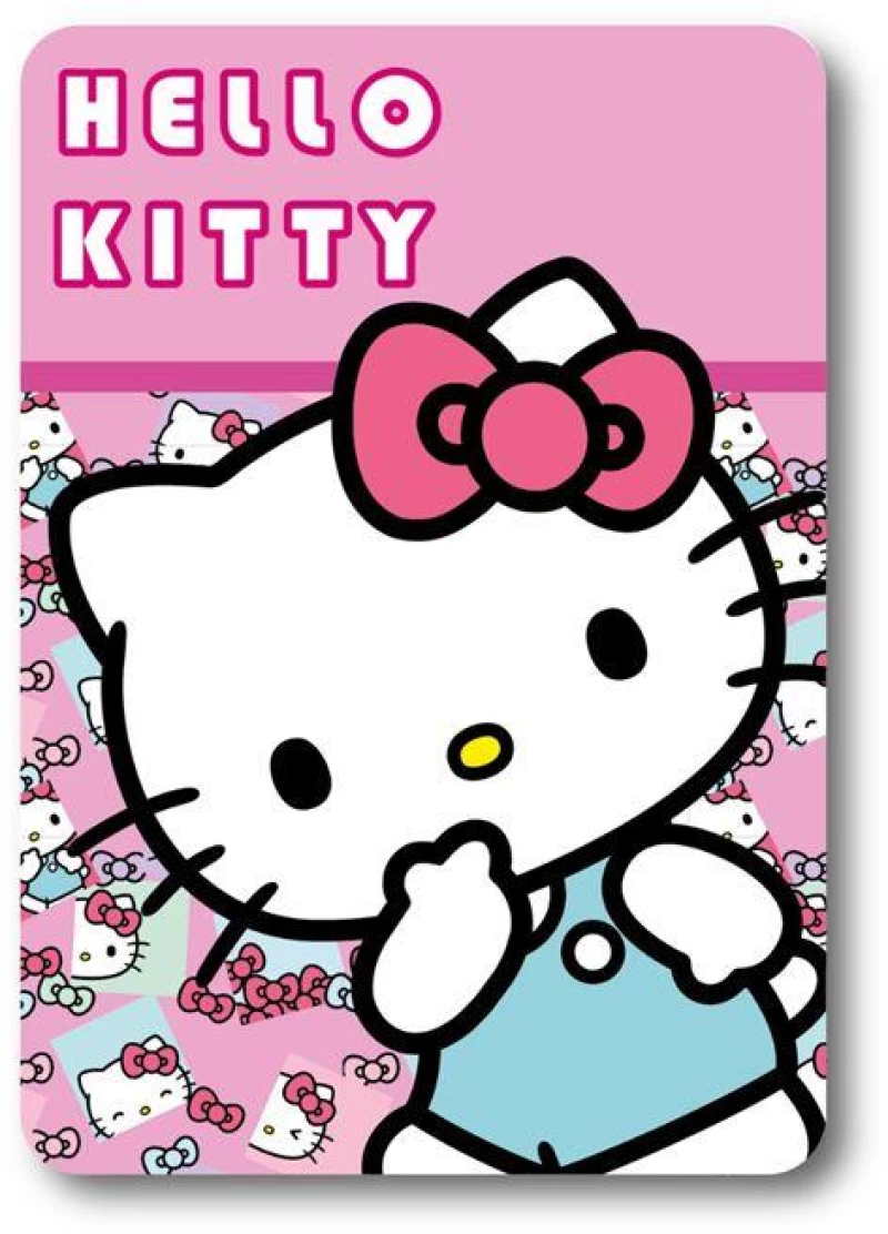 Κουβέρτα Fleece Sanrio Hello Kitty 34 100X140 Pink 100% Polyester - -