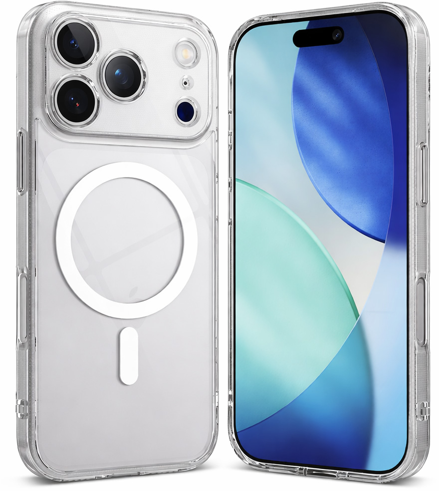 Θήκη TPU Ancus Magnetic Ring για Apple iPhone 17 Pro Max Διάφανη