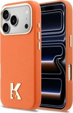 Karl Lagerfeld Case Karl Head Logo Magsafe για iPhone 17 Pro - Πορτοκαλί