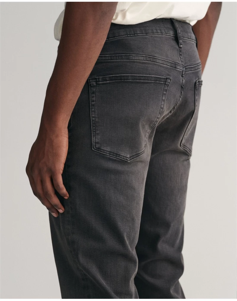 JEANS GANT Extra Slim Fit Active Recover Black 3417-66301270, Χρώμα BLACK