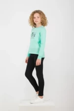 Σετ κολάν κορίτσι εποχιακό "Style girls" πράσινο