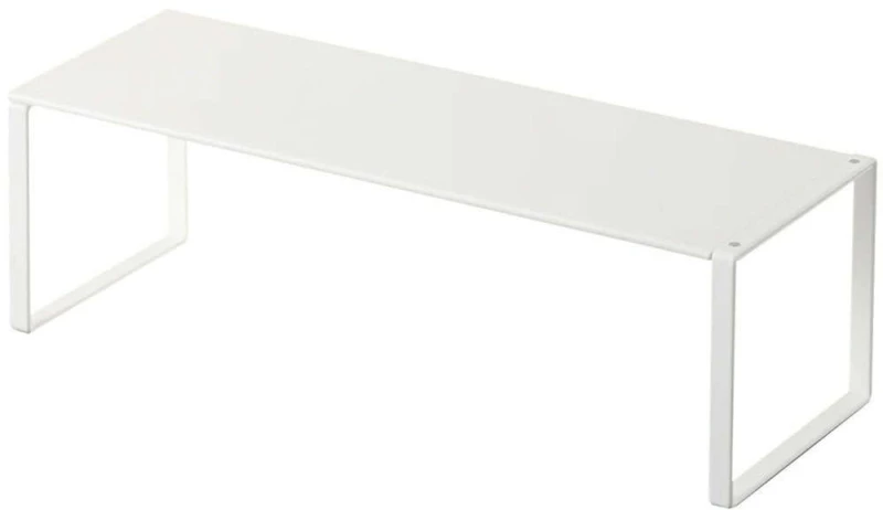 Πτυσσόμενο Ράφι Για Παπούτσια YMZK2572 34/60x12x10cm White Ατσάλι